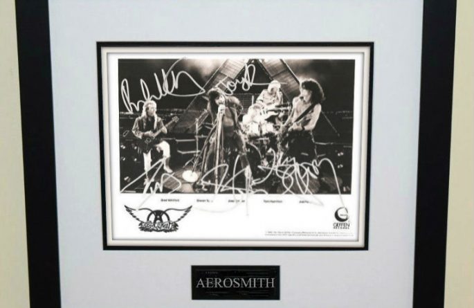 #6-Aerosmith Signed 8×10 Photograph