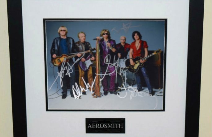 #3-Aerosmith Signed 8×10 Photograph