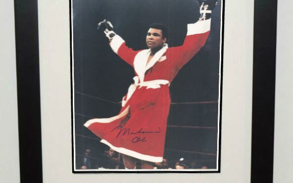 #4-Muhammad Ali Signed 8×10 Photograph