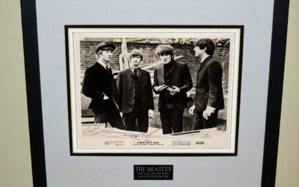 #1-Beatles Signed 8×10 Photograph