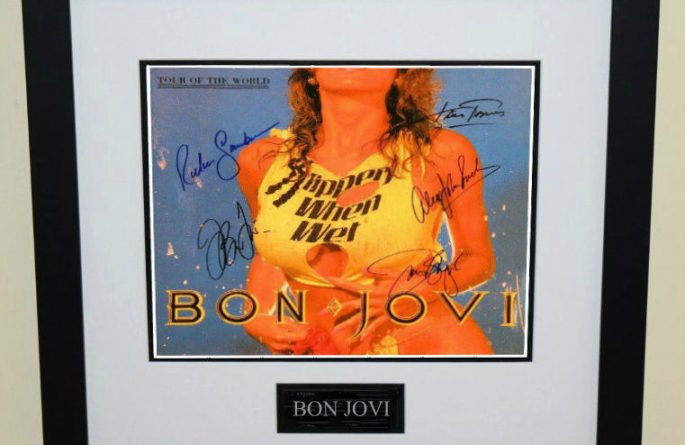 #5-Bon Jovi Signed Tour Book