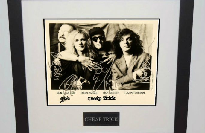 #2-Cheap Trick Signed 8×10 Photograph