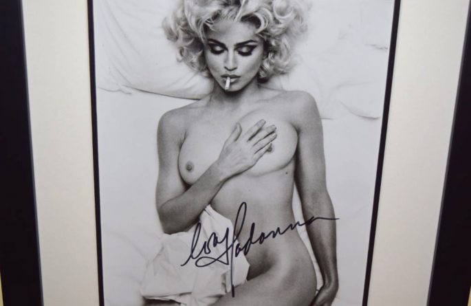 #2-Madonna Signed 8×10 photograph