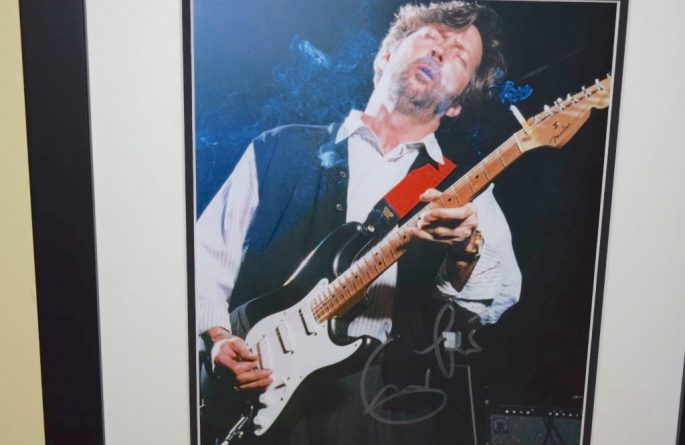 #2-Eric Clapton Signed 8×10 Photograph