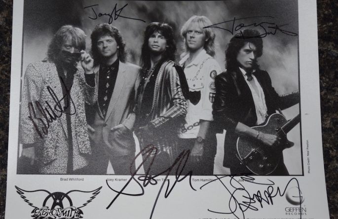 #2-Aerosmith Signed 8×10 Photograph