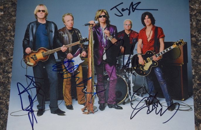 #4-Aerosmith Signed 8×10 Photograph