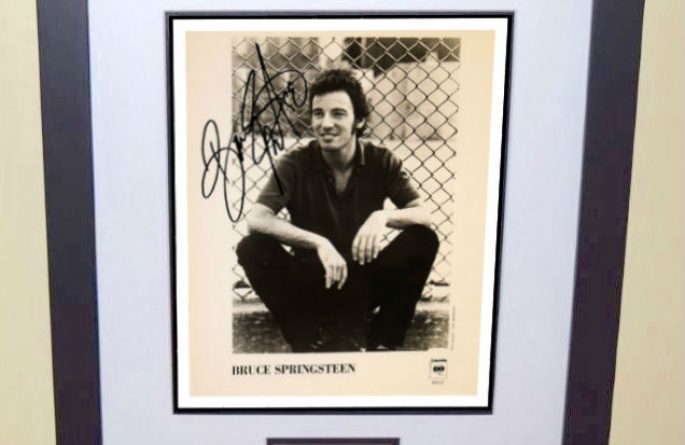 #2 Bruce Springsteen Signed 8×10 Photograph