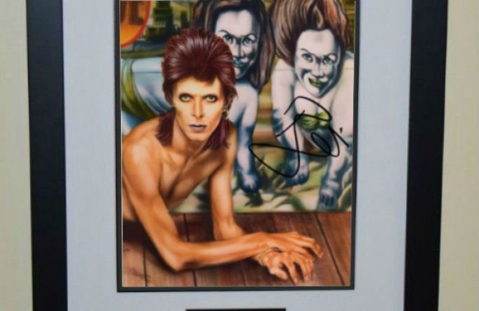 #3-David Bowie Signed 8×10 Photograph