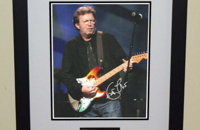 #10-Eric Clapton Signed 8×10 Photograph