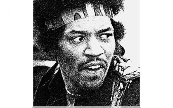 Hendrix Face Sacramento (1970)