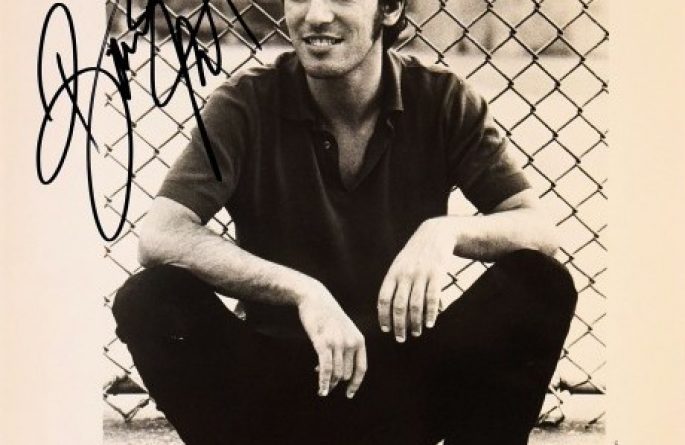 #2 Bruce Springsteen Signed 8×10 Photograph