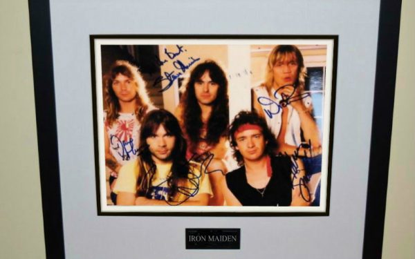 #1-Iron Maiden Signed 8×10 Photograph
