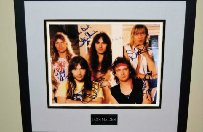 #1-Iron Maiden Signed 8×10 Photograph