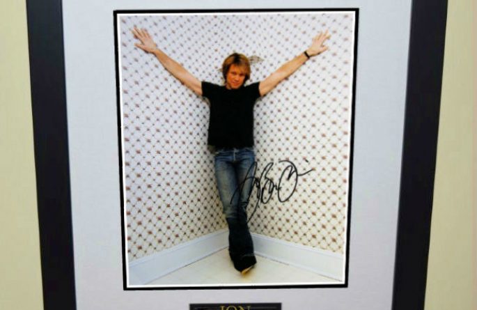 #3-Bon Jovi Signed 8×10 Photograph