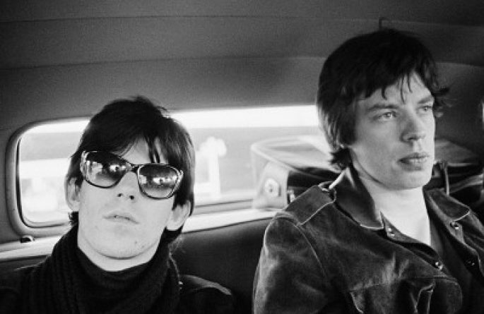 Keith Richards and Mick Jagger, Limo