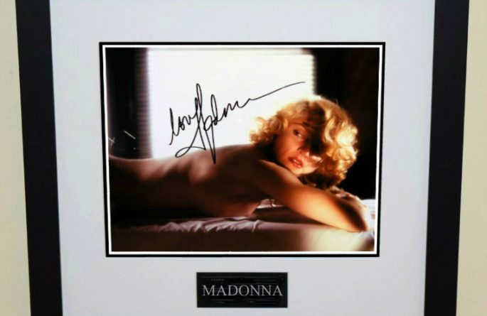 #1-Madonna Signed 8×10 photograph