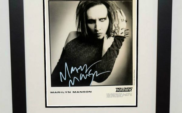 #1-Marilyn Manson Signed 8×10 Photograph