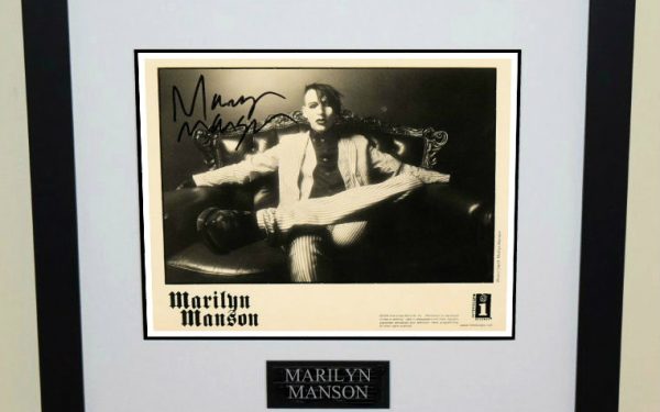 #2-Marilyn Manson  Signed 8×10 Photograph
