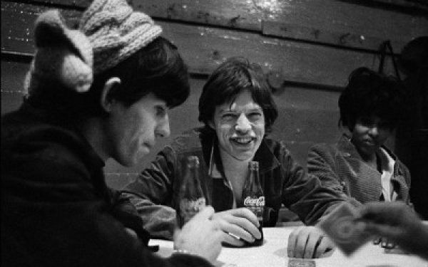 Mick Jagger and Keith Richards Poker