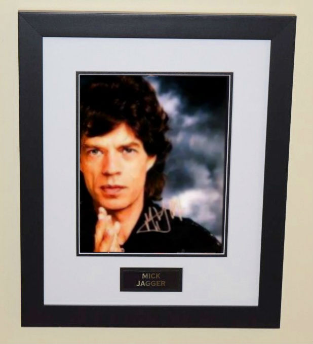 #2-Mick Jagger Signed 8×10 photograph - ROCK STAR galleryROCK STAR gallery