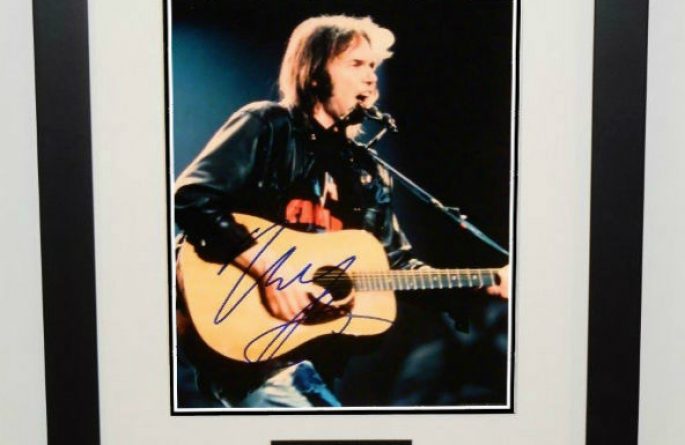 #1-Neil Young Signed 8×10 Photograph