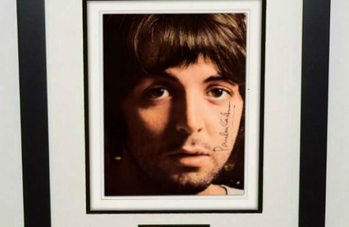 #7-Paul McCartney Signed 8×10 Photograph