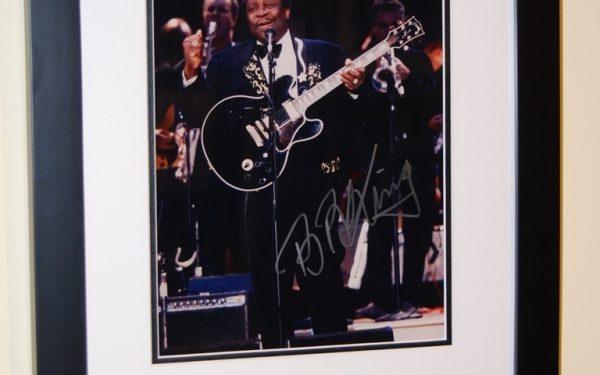 #1-BB King Signed 8×10 Photograph