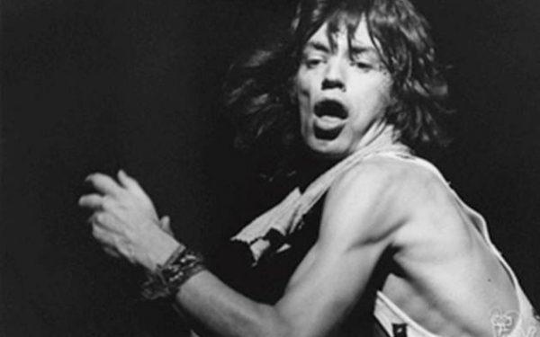 Mick Jagger of The Rolling Stones on stage at MSG, NYC. July 24, 1972