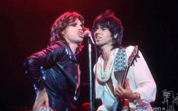 Color Mick Jagger & Keith Richards Live, Baton Rouge, LA, 1975