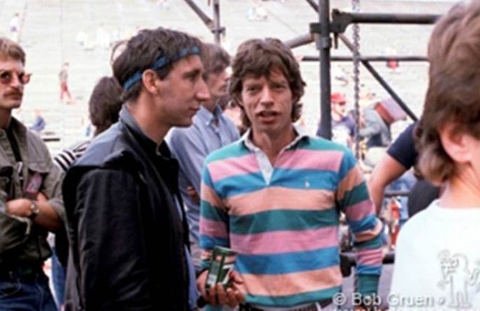 Pete Townshend & Mick Jagger Philadelphia, PA, 1982
