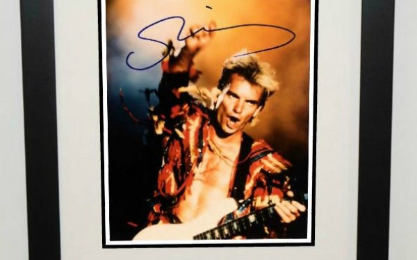 #3-The Police – Sting Signed 8×10 Photograph