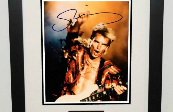 #3-The Police – Sting Signed 8×10 Photograph