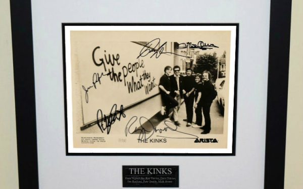 #2-The Kinks Signed 8×10 Photograph