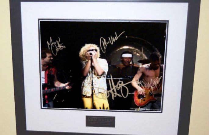 #4-Van Halen Signed 8×10 Photograph