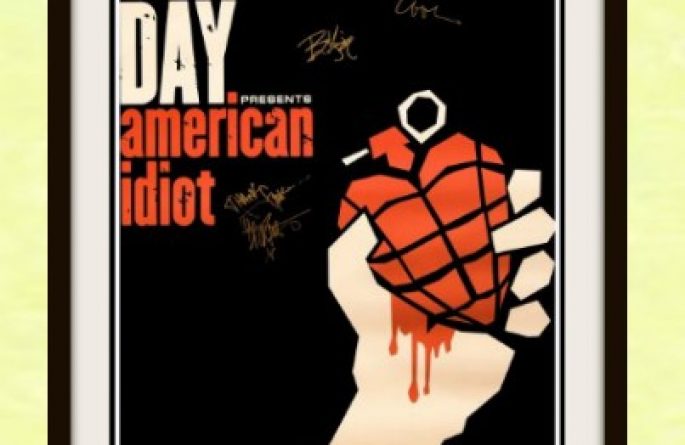 Green Day Signed Poster