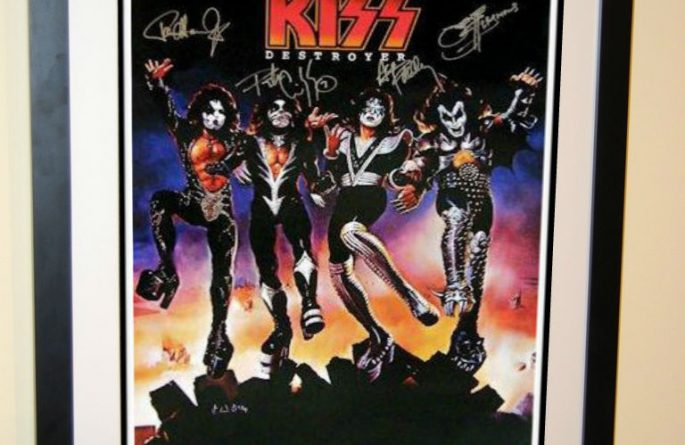 #1 KISS Signed Poster