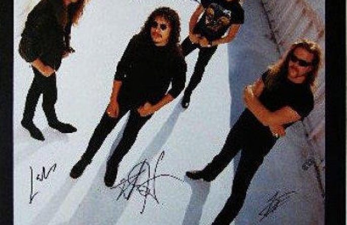 #2 Metallica Signed Poster