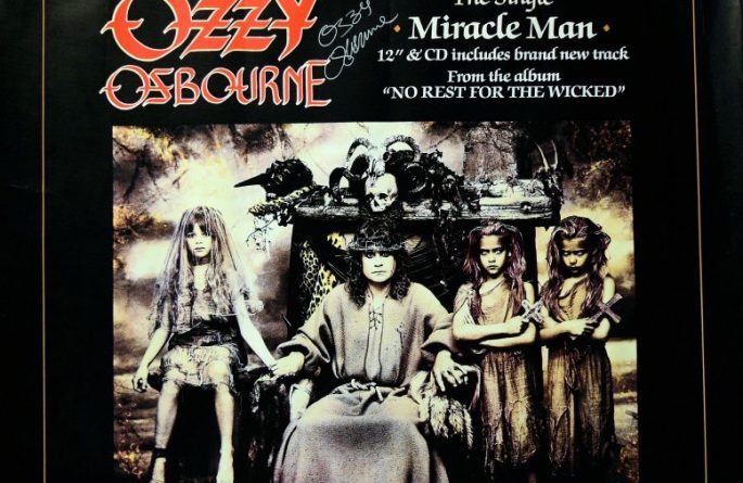 #2 Ozzy Osbourne Signed  Poster