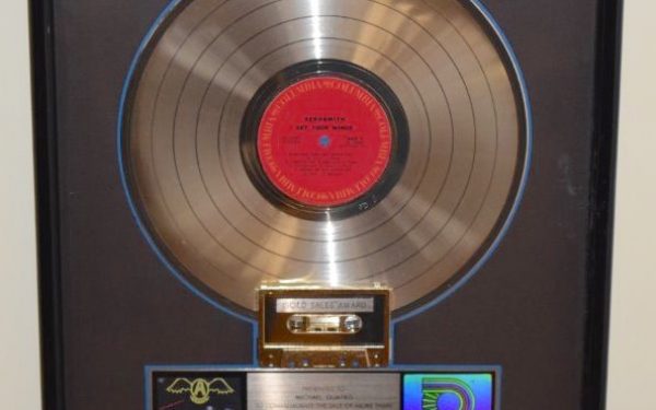 Aerosmith RIAA Award For Get Your Wings