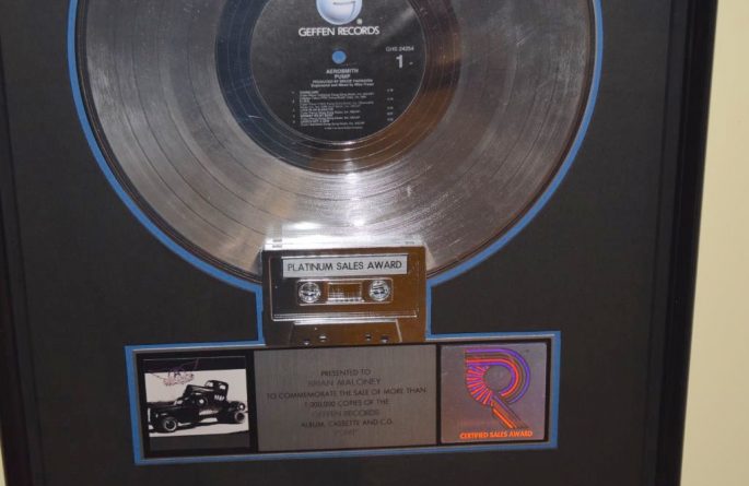 Aerosmith RIAA Award For Pump