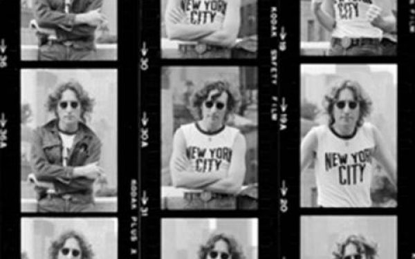 John Lennon Portrait Contact Sheet, NYC, 1974