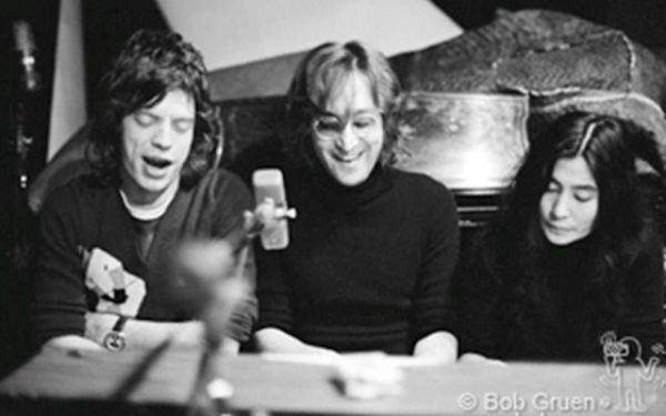 #2 John Lennon, Yoko Ono & Mick Jagger Record Plant, NYC, 1972