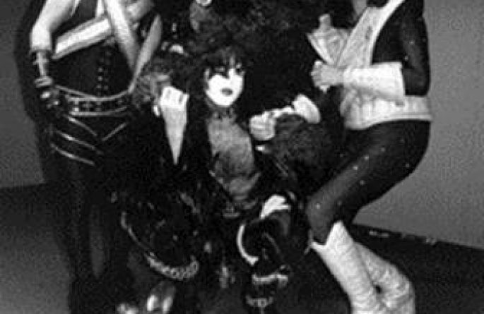 Kiss & Godzilla Group Shot, Tokyo, Japan, 1978