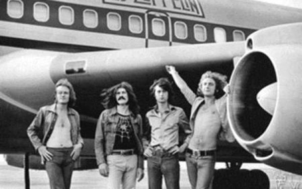 Led Zeppelin Group Shot, NY, 1973