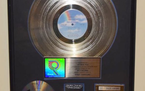 Lynyrd Skynyrd RIAA Award For Street Survivors