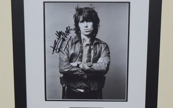 #11-Keith Richards Signed 8×10 Photo