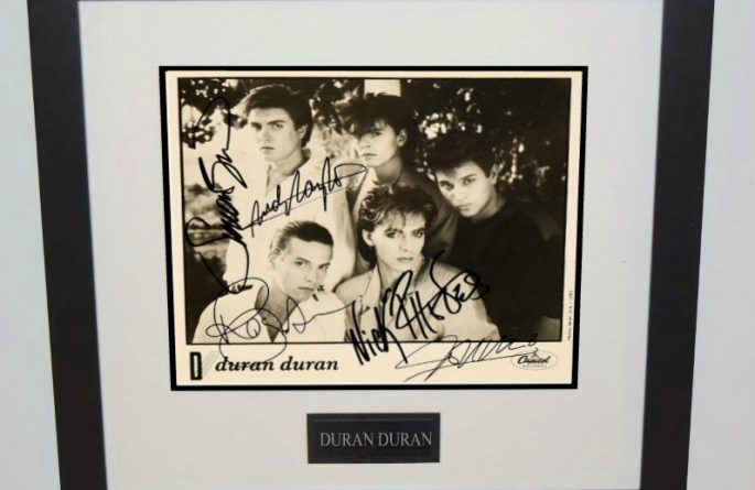 #1-Duran Duran Signed 8×10 Photograph