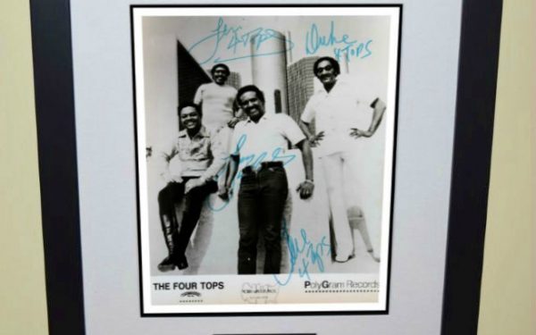 Four Tops Signed 8×10 Photograph