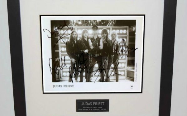 Judas Priest Signed 8×10 Photograph