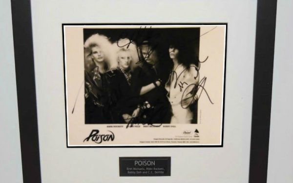 #1 Poison Signed 8×10 Photograph